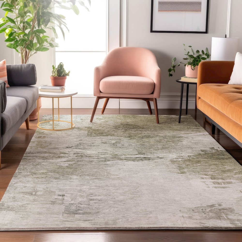 Premium Machine Washable Mayfield  Taupe 10' x 14' Rug