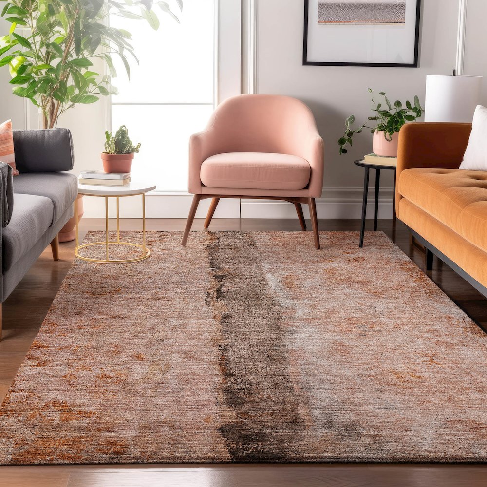 Premium Machine Washable Mayfield  Paprika 10' x 14' Rug