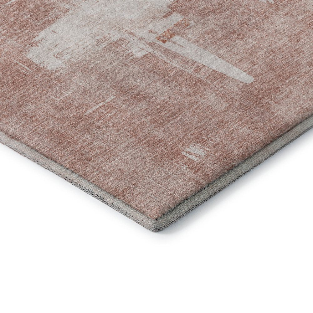 Premium Machine Washable Mayfield  Blush 8' x 8' Round Rug