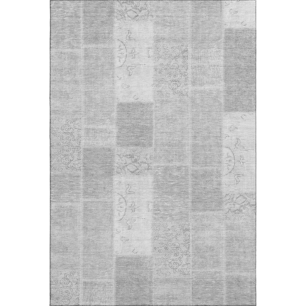 Premium Machine Washable Mayfield  Silver 10' x 14' Rug