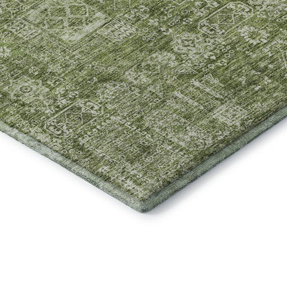 Premium Machine Washable Mayfield  Aloe 8' x 8' Round Rug