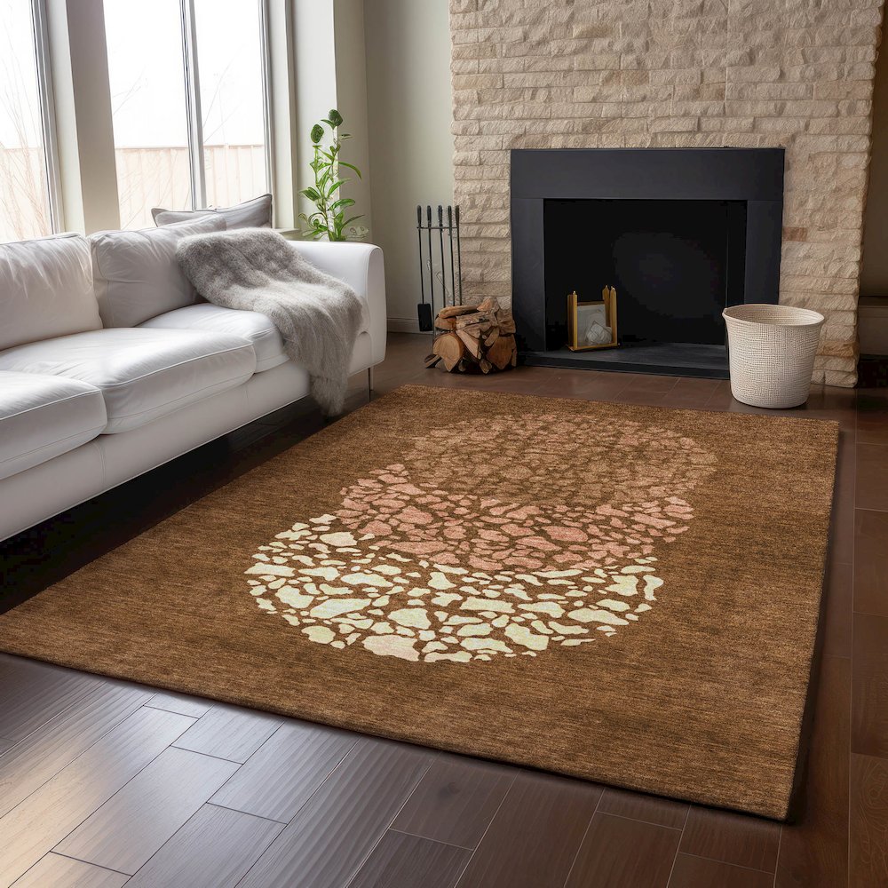 Premium Machine Washable Mayfield  Paprika 10' x 14' Rug