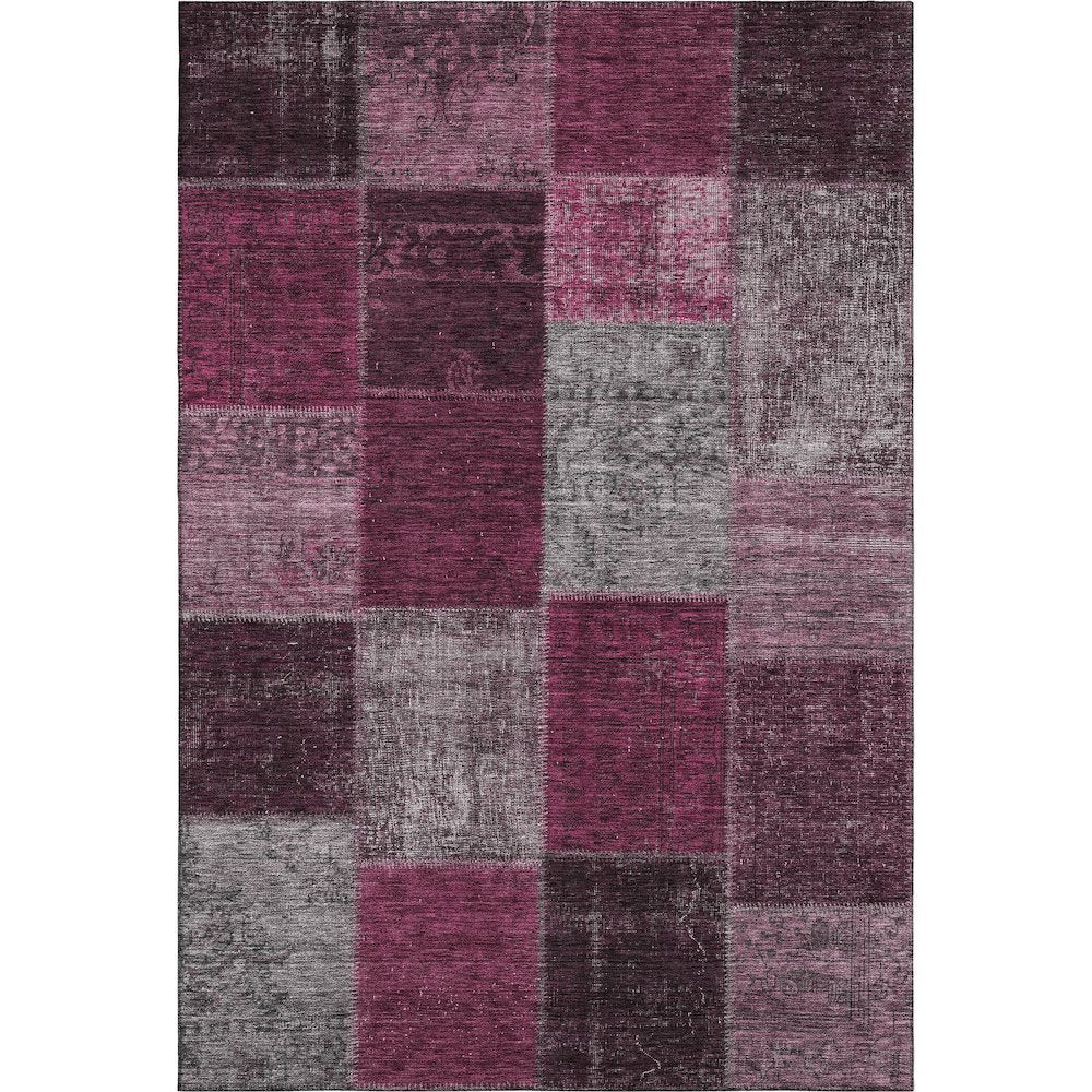 Premium Machine Washable Mayfield AMF663 Merlot 10' x 14' Rug