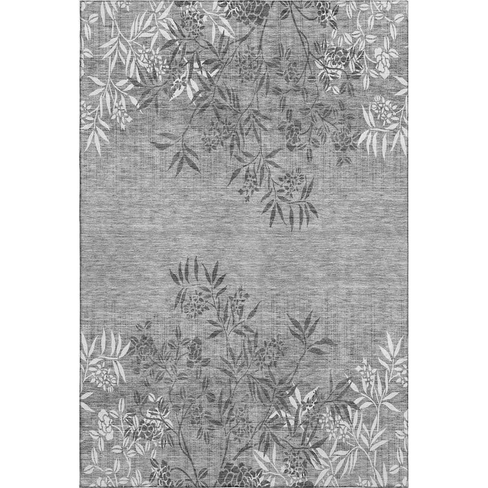 Premium Machine Washable Mayfield AMF673 Pewter 10' x 14' Rug