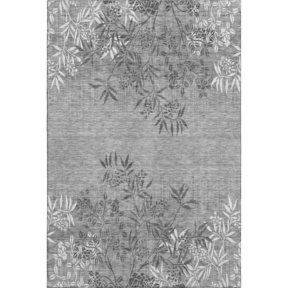 Premium Machine Washable Mayfield AMF673 Pewter 10' x 14' Rug