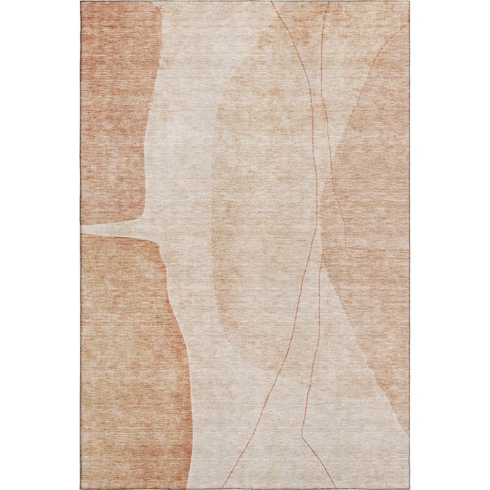 Premium Machine Washable Mayfield AMF696 Terracotta 10' x 14' Rug