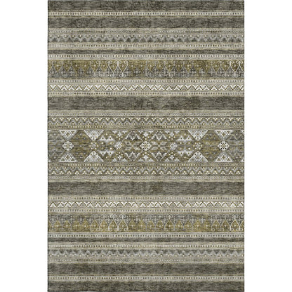 Premium Machine Washable Mayfield AMF714 Taupe 10' x 14' Rug
