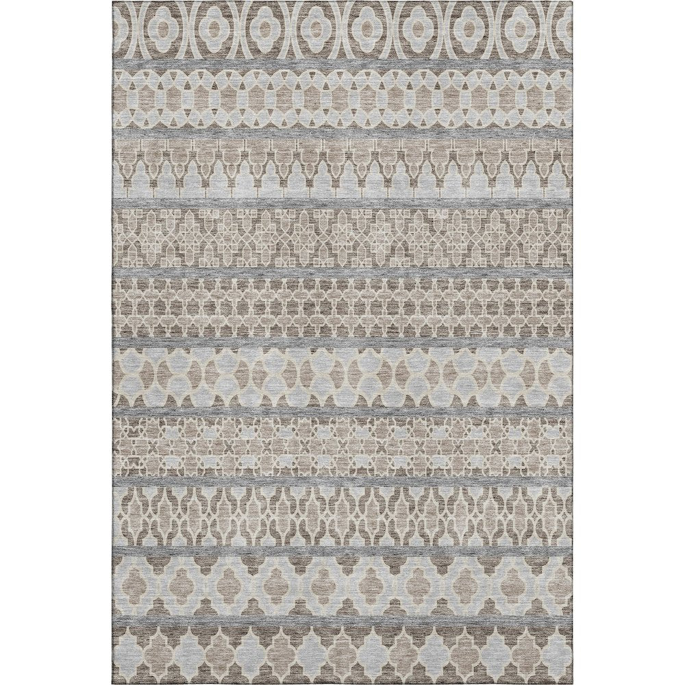 Premium Machine Washable Mayfield AMF726 Taupe 10' x 14' Rug