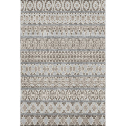 Premium Machine Washable Mayfield AMF726 Taupe 10' x 14' Rug