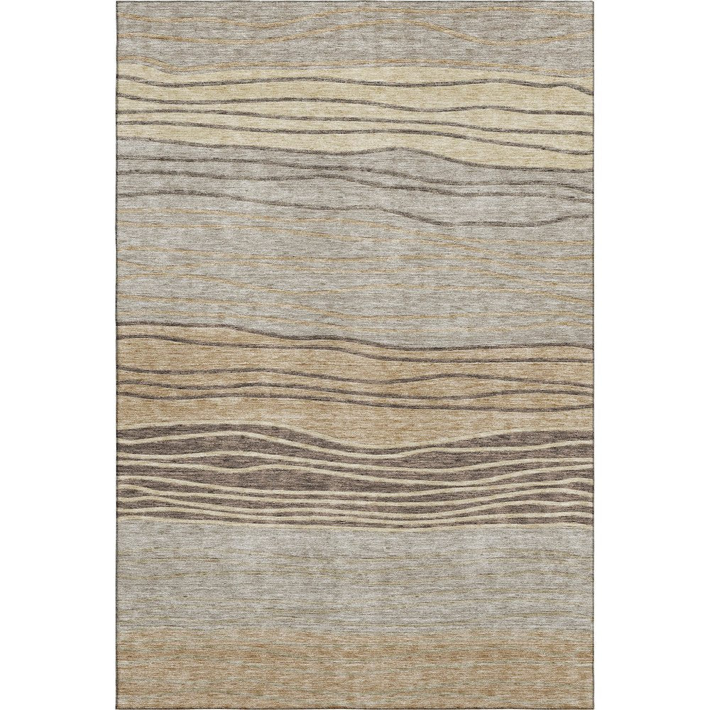 Premium Machine Washable Mayfield AMF735 Taupe 10' x 14' Rug