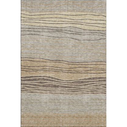 Premium Machine Washable Mayfield AMF735 Taupe 10' x 14' Rug