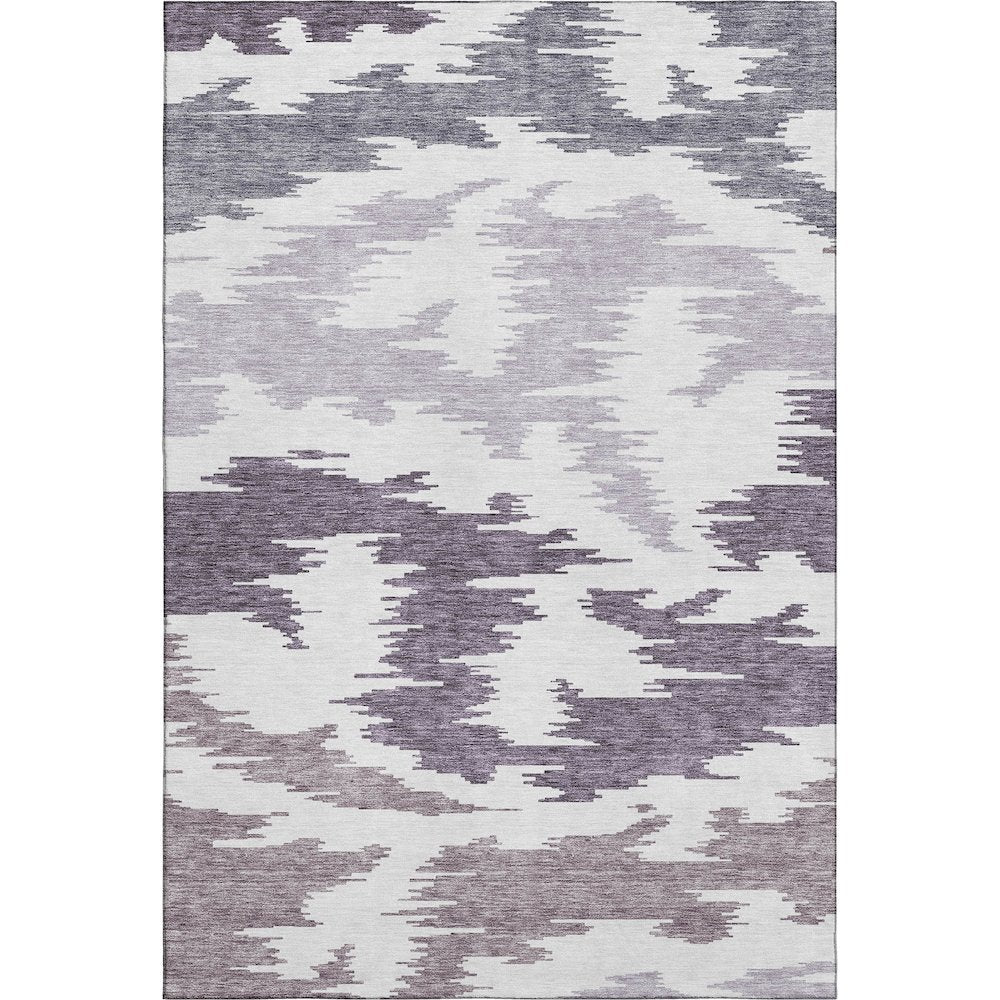 Premium Machine Washable Mayfield AMF746 Purple 10' x 14' Rug