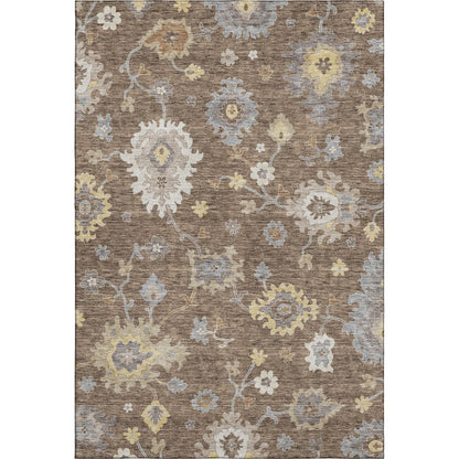 Premium Machine Washable Mayfield AMF753 Chocolate 10' x 14' Rug