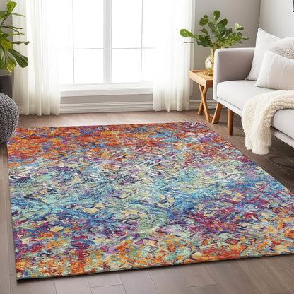 Premium Machine Washable Mayfield AMF768 Copper 10' x 14' Rug