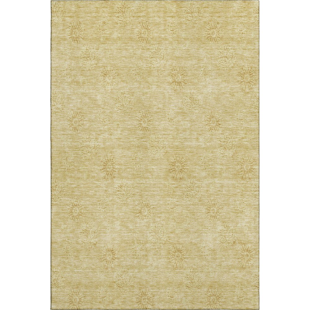 Premium Machine Washable Mayfield AMF789 Gold 10' x 14' Rug