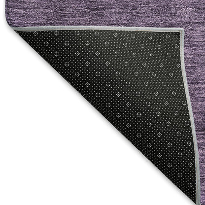 Premium Machine Washable Mayfield AMF833 Purple 8' x 8' Round Rug