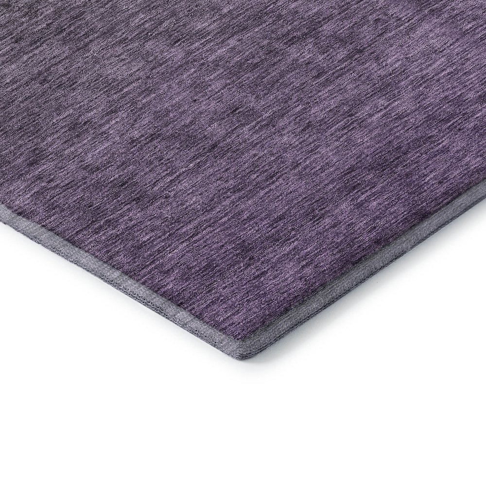 Premium Machine Washable Mayfield AMF833 Purple 8' x 8' Round Rug