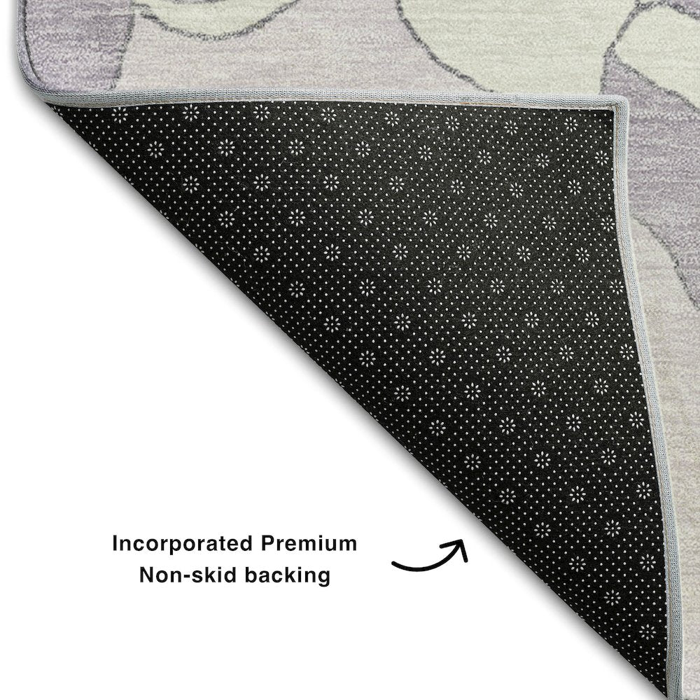 Premium Machine Washable Mayfield AMF857 Lavender 8' x 8' Round Rug