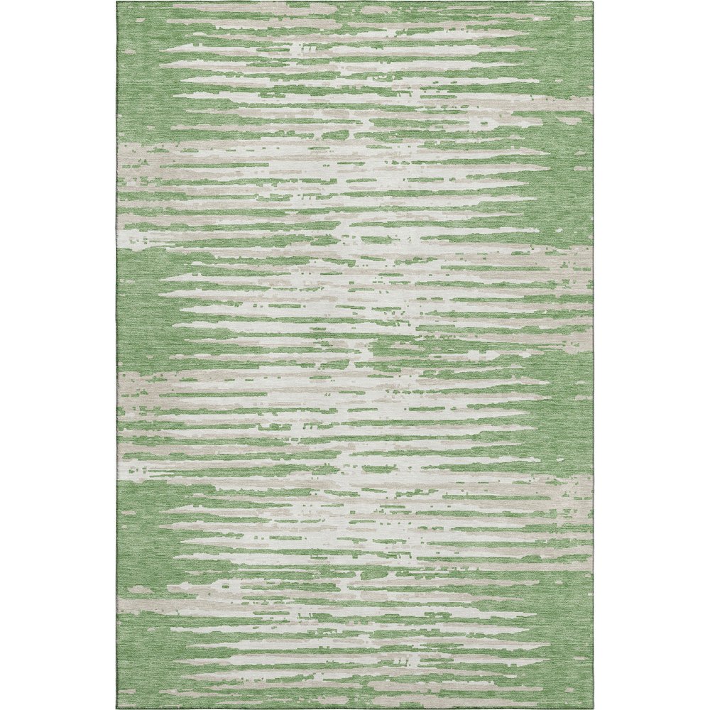 Premium Machine Washable Mayfield AMF888 Green 10' x 14' Rug