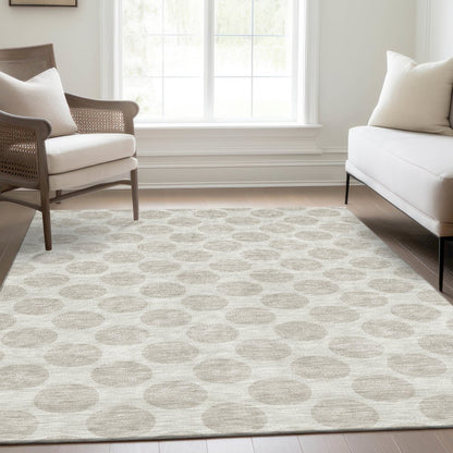 Premium Machine Washable Mayfield AMF921 Ivory 10' x 14' Rug