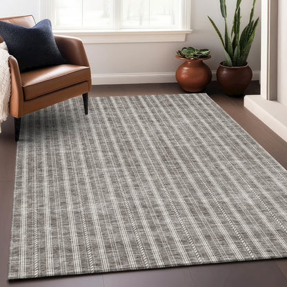 Premium Machine Washable Mayfield AMF929 Taupe 10' x 14' Rug