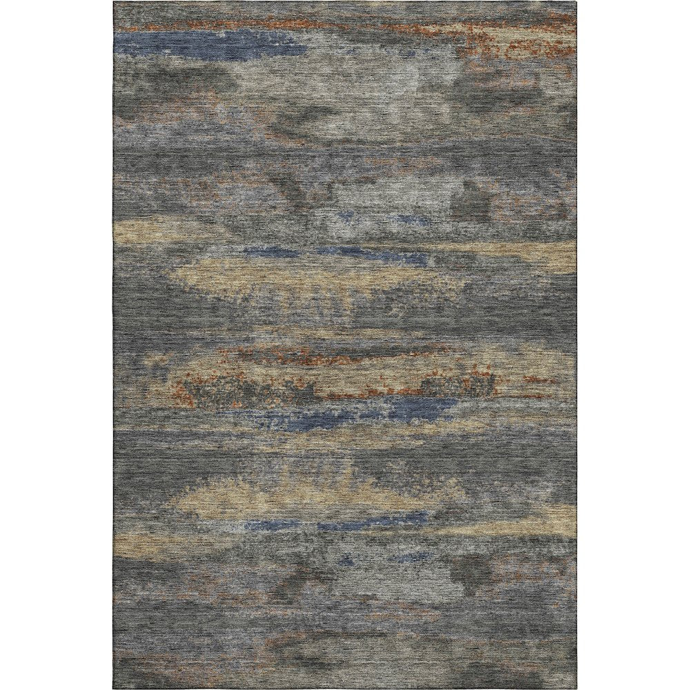 Premium Machine Washable Mayfield AMF942 Graphite 10' x 14' Rug