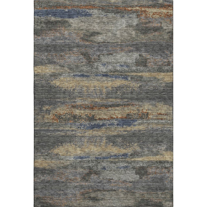 Premium Machine Washable Mayfield AMF942 Graphite 10' x 14' Rug