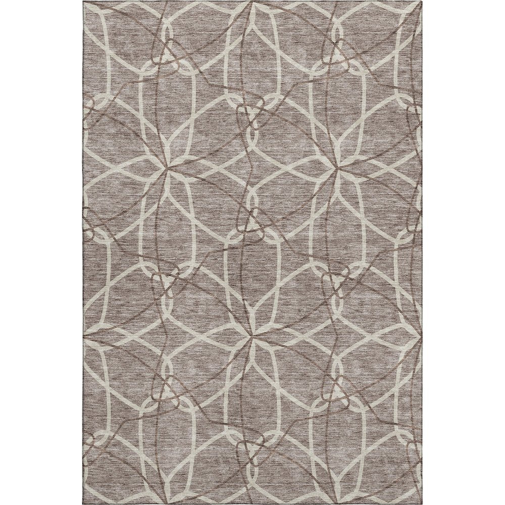 Premium Machine Washable Mayfield AMF950 Taupe 10' x 14' Rug