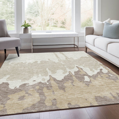 Premium Machine Washable Mayfield AMF961 Ivory 10' x 14' Rug