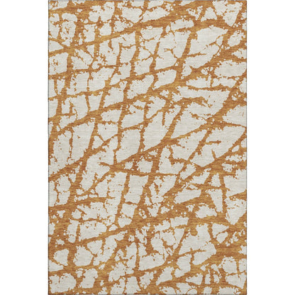 Premium Machine Washable Mayfield AMF972 Copper 10' x 14' Rug