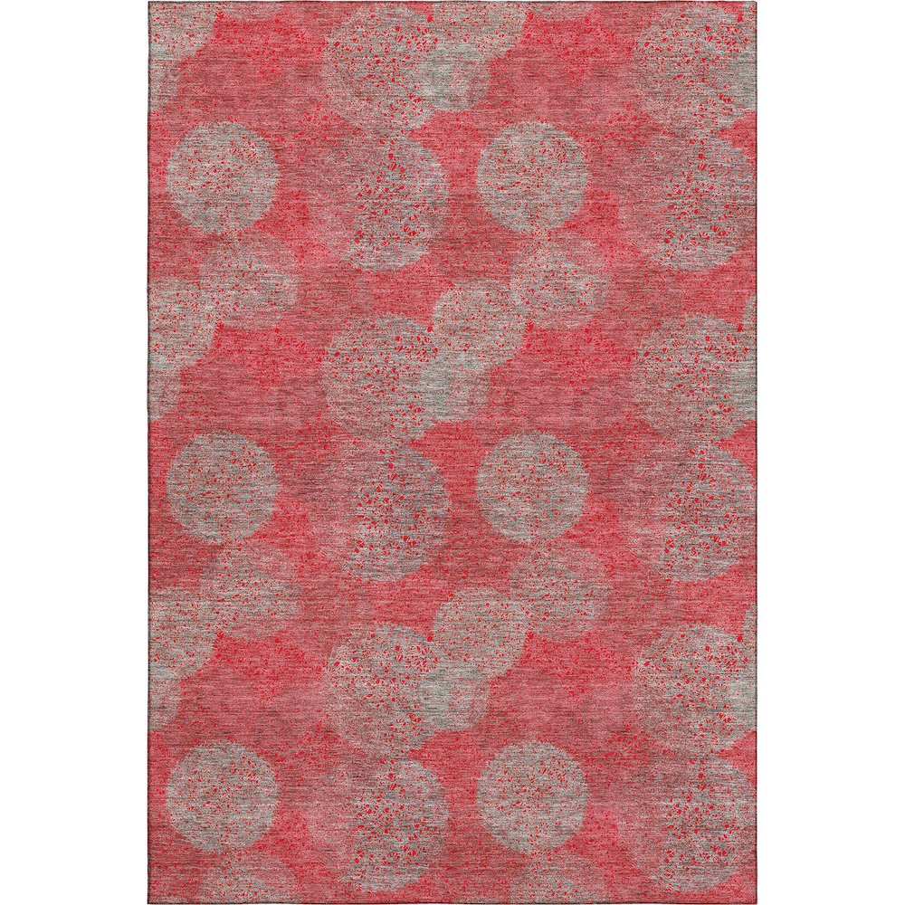Premium Machine Washable Mayfield AMF977 Red 10' x 14' Rug