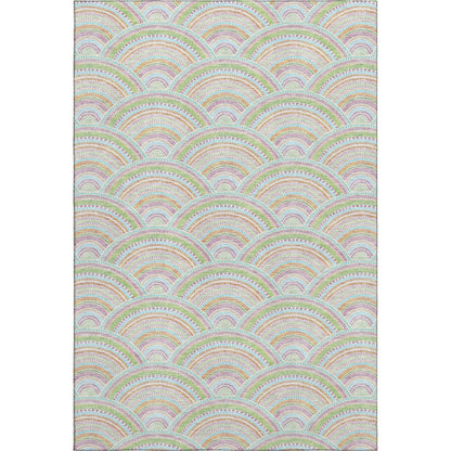 Premium Machine Washable Mayfield AMF984 Pearl 10' x 14' Rug