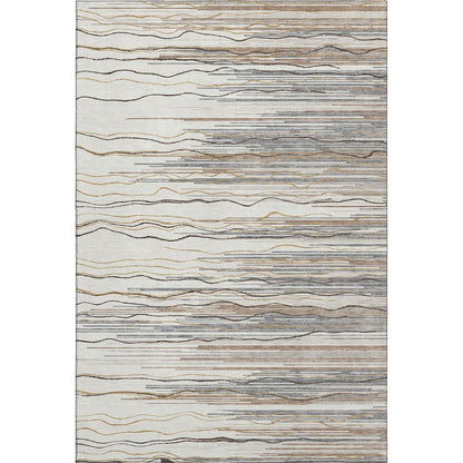 Premium Machine Washable Mayfield AMF996 Ivory 10' x 14' Rug
