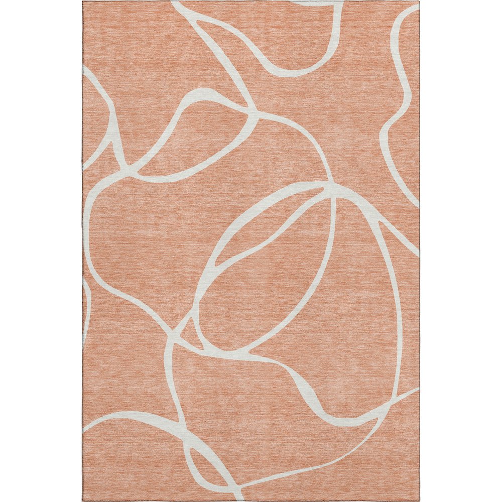 Premium Machine Washable Mayfield AMF999 Salmon 10' x 14' Rug