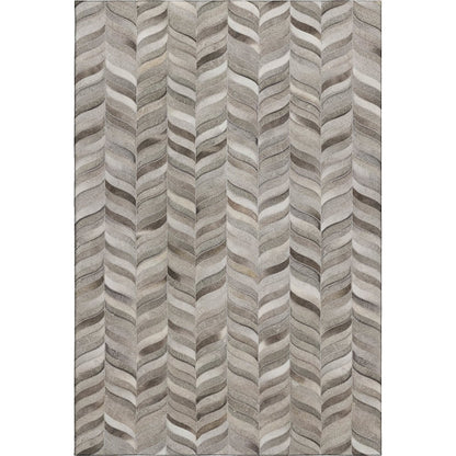 Luxury Washable Indoor/Outdoor Bozeman Gray 10' x 14' Rug