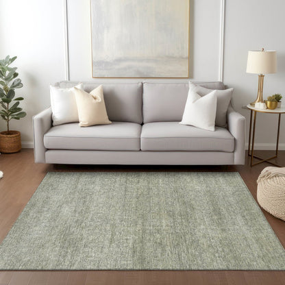 Luxury Washable Indoor/Outdoor Burano Sage 10' x 14' Rug