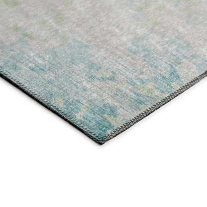 Indoor/Outdoor Accord AAC35 Green Washable 8' x 8' Round Rug