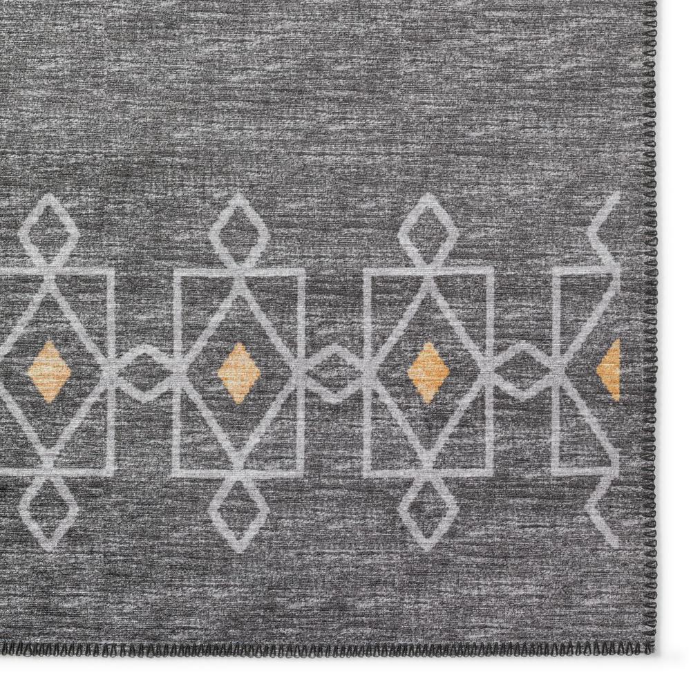 Yuma Gray Transitional Southwest 5' x 7'6" Area Rug Gray AYU33