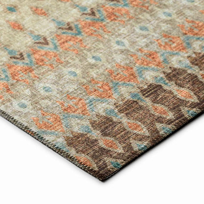 Bravado Canyon Transitional Ikat 5' x 7'6" Area Rug Canyon ABV31