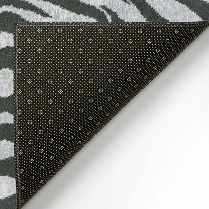 Safari Grey Animal Animal Print 5' x 7'6" Area Rug Grey ASF31