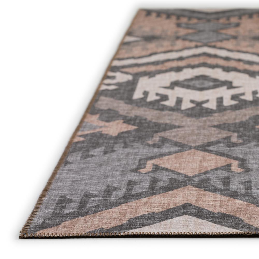 Indoor/Outdoor Sedona SN2 Bison Washable 4' x 4' Round Rug