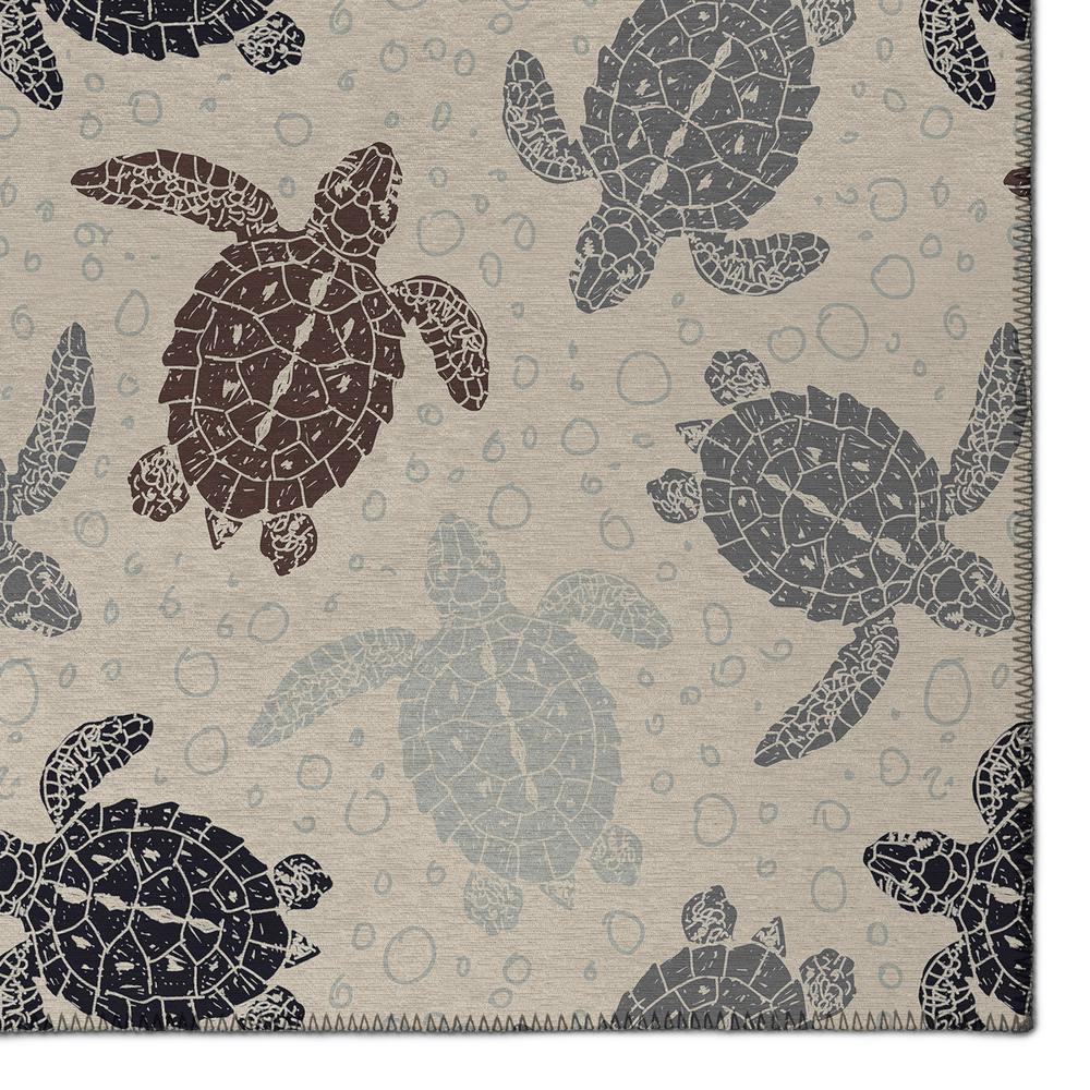 Indoor/Outdoor Surfside ASR43 Sand Washable 8' x 8' Round Rug
