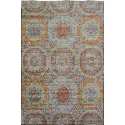 Indoor/Outdoor Karaj Paprika 10' x 14' Rug