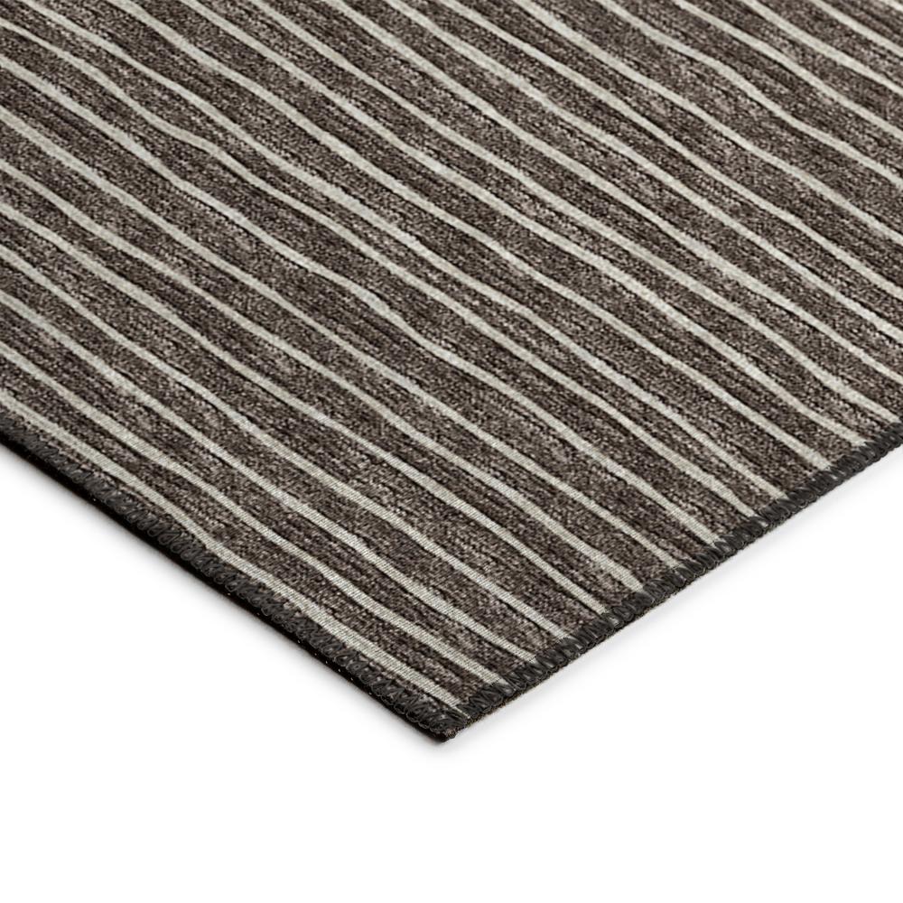 Indoor/Outdoor Laidley LA1 Chocolate Washable 2'3" x 7'6" Rug
