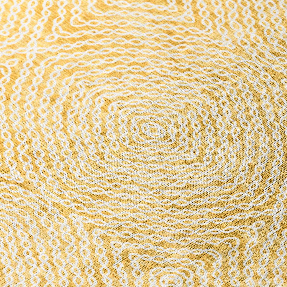 Bravado Gilded Transitional Geometric 5' x 7'6" Area Rug Gilded ABV33