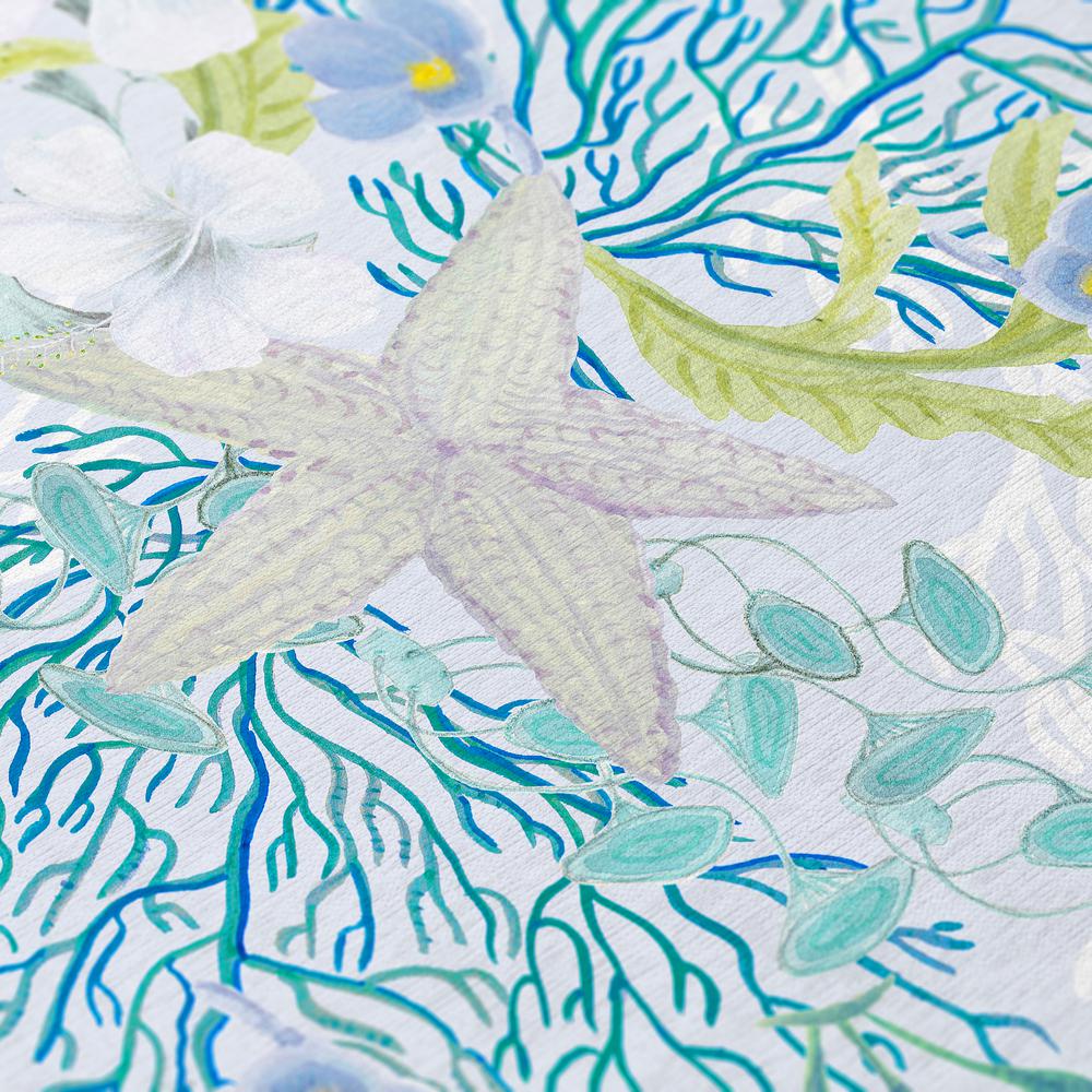 Indoor/Outdoor Seabreeze SZ1 Silver Washable 8' x 10' Rug