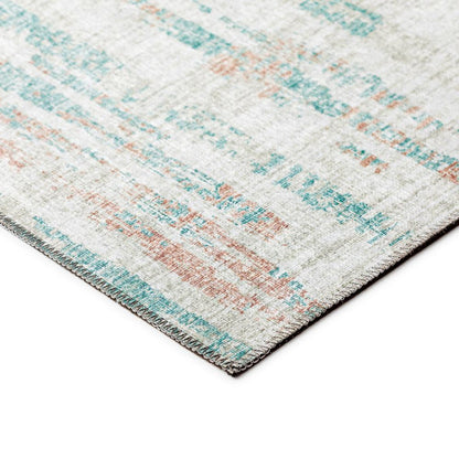 Rylee Ivory Transitional Abstract 5' x 7'6" Area Rug Ivory ARY36