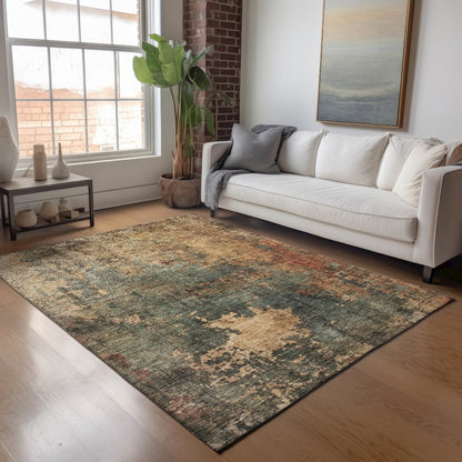 Indoor/Outdoor Nouveau Sage 10' x 14' Rug