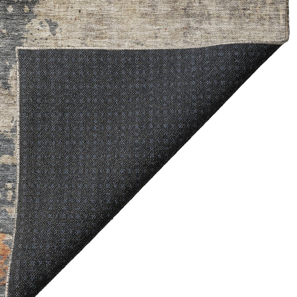 Indoor/Outdoor Nouveau Khaki 8' x 8' Round Rug