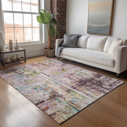 Indoor/Outdoor Nouveau Lavender 10' x 14' Rug